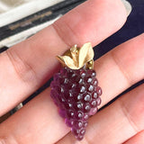 【ピンズ】ブドウ　葡萄　grapes グレープ　70’s USA ピンバッジ　フルーツ