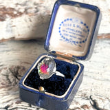 【リング】千本透かし　昭和　ヴィトレイル　遊色　レインボー　1950