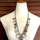 【ネックレス】オリエンタルハート　ロング　70’sフランス