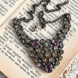 【ネックレス】アールデコ　荘厳　60’sイギリスヴィンテージ