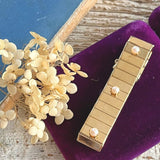 【ブレス】ゴールドベルト　パール　エレガント　70’sフランス