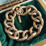 【ブレス】鎖チェーン　ボリューム　存在感　70’s USA