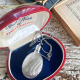 【ネックレス】香水瓶　パフュームボトル　シルバー　スキットル　70’sUSA