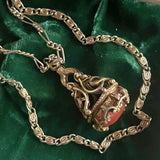 【ネックレス】goldette　ゴルデット　2連　オリエンタルトップ　70’s USA