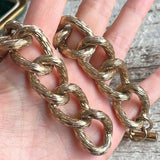 【ブレス】鎖チェーン　ボリューム　存在感　70’s USA