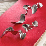 【ピアス】art 芸術的　造形美　ロング　80’s USA