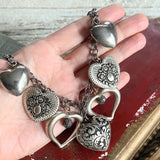 【ネックレス】オリエンタルハート　ロング　70’sフランス