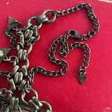 【ネックレス】トライアングル　チャーム　じゃらじゃら　70’sフランス