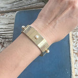 【ブレス】ゴールドベルト　パール　エレガント　70’sフランス