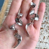 【ピアス】art 芸術的　造形美　ロング　80’s USA