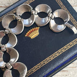 【ブレス】ターコイズブルー　差し色　オープンワーク　60’s USA