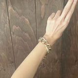 【ブレス】鎖チェーン　ボリューム　存在感　70’s USA