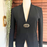 【ブローチ】ブドウの木　パール　真鍮　60'sイギリス