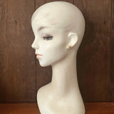 【ピアス】オパール　ジルコニア　ミニハート　80’s USA