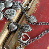 【ネックレス】オリエンタルハート　ロング　70’sフランス