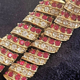 【ブレス】マゼンタピンク　フューシャピンク　ラグジュアリー　60’sフランス