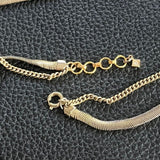 【ネックレス】馬蹄　ホースシュー　horseshoe 2連　70'sフランス