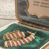 【ブレス】マゼンタピンク　フューシャピンク　ラグジュアリー　60’sフランス