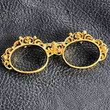 【ブローチ】メガネ　glasses　眼鏡 ユニーク　遊び心　