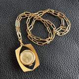 【ネックレス】ウォッチネックレス　手巻時計　Jowissa スイス　懐中時計　ペンダントウォッチ