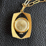 【ネックレス】ウォッチネックレス　手巻時計　Jowissa スイス　懐中時計　ペンダントウォッチ