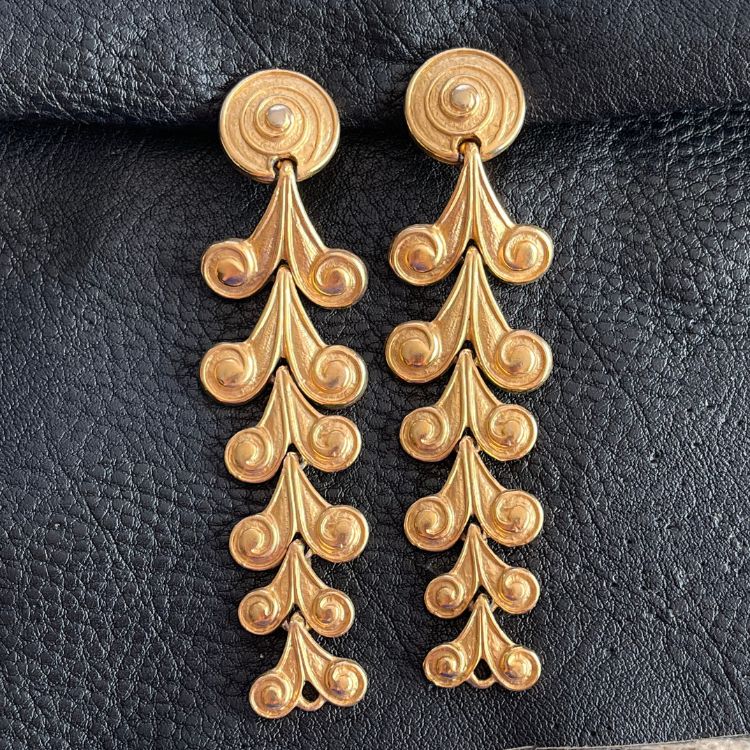 イヤリング2020年新型、ロングタイプ、ヴィンテージピアス ハートのイアリングの通販